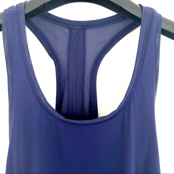 Lululemon Blue Tie-Back Tank Top